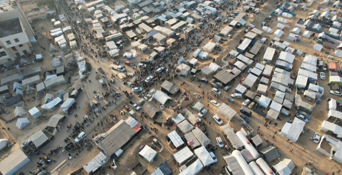 منزل يؤوي نازحين برفح