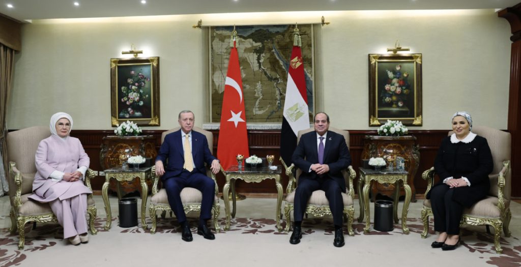 السيسي يستقبل أردوغان في القاهرة/الأناضول