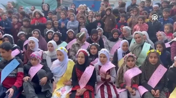 تكريم عشرات الأطفال بمدينة رفح جنوبي قطاع غزة