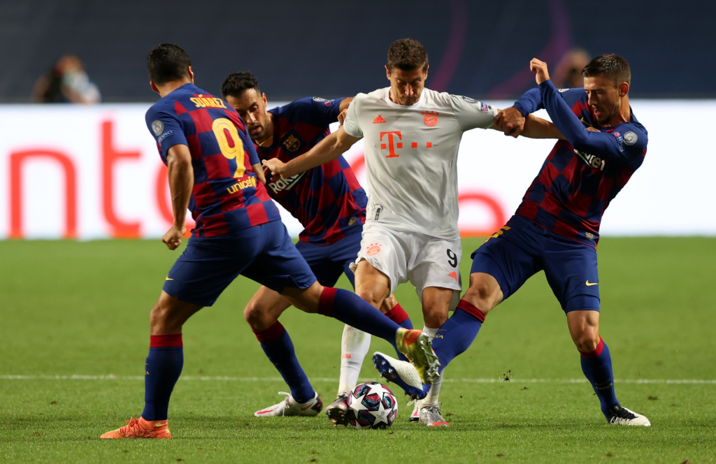 هانزي فليك منقذ برشلونة - بايرن ميونيخ