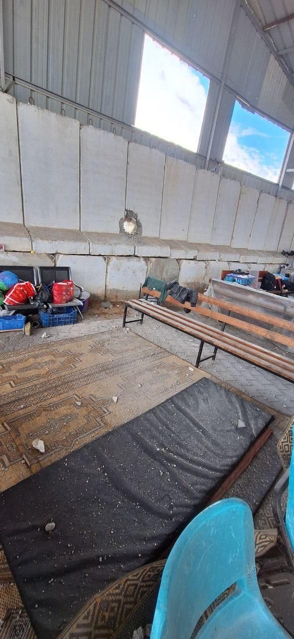 معبر رفح يأوي نازحين فلسطينيين/ مواقع التواصل