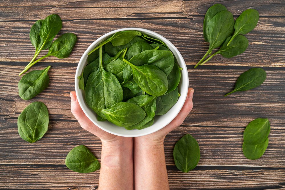 السبانخ غنية بالعناصر الغذائية| shutterstock