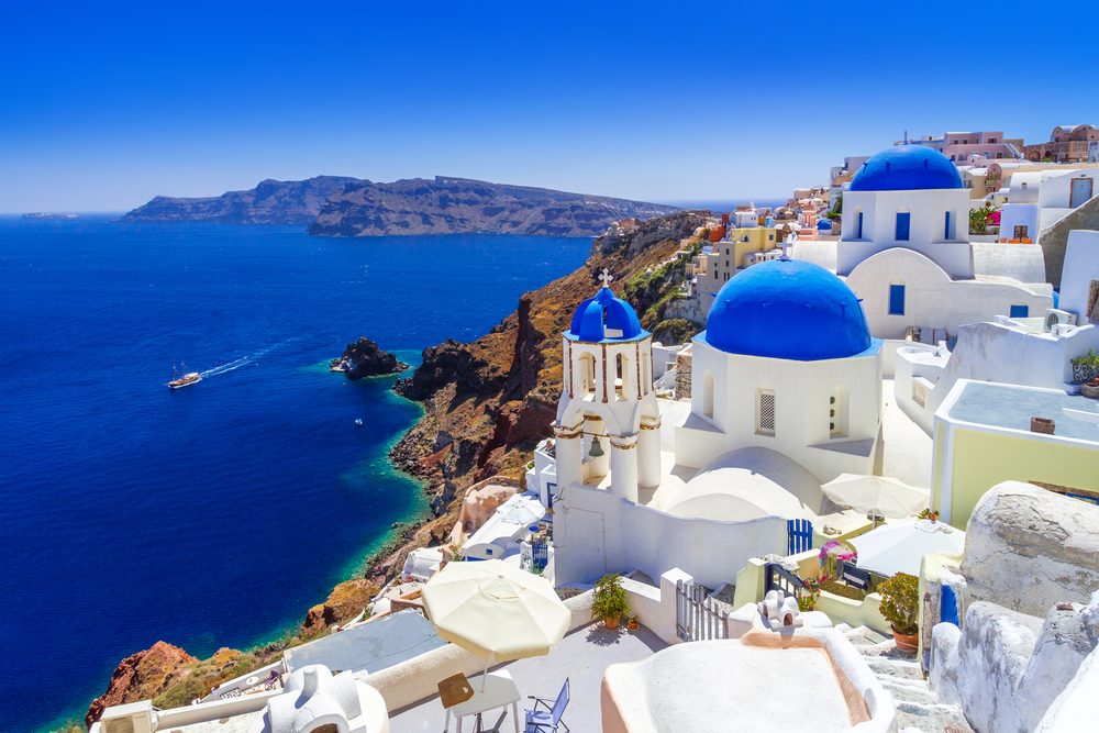 سنتوريني اليونان| shutterstock