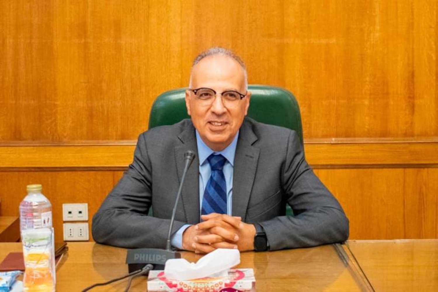 الدكتور هاني سويلم وزير الموارد المائية والري المصري/موقع الوزارة<br>