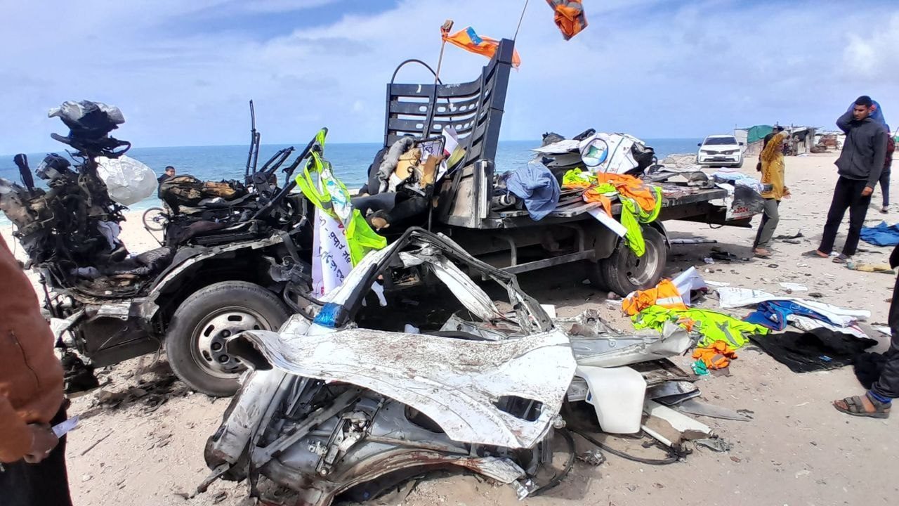 شاحنة مساعدات كويتية