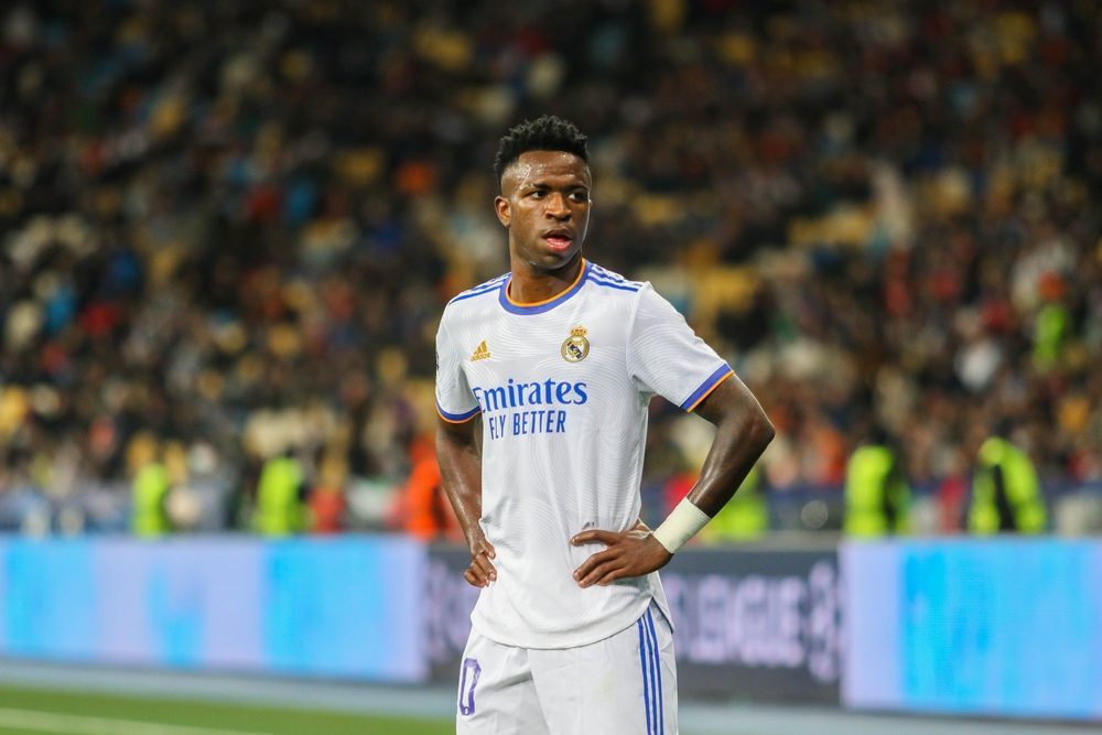 Shutter Stock/ فينيسيوس جونيور يبكي بسبب العنصرية على الهواء مباشرة