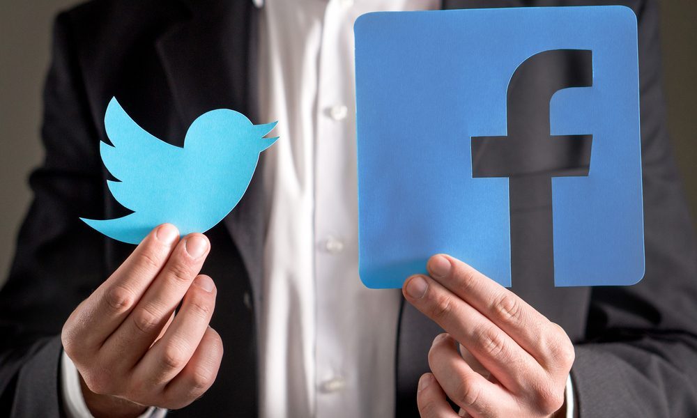 فيسبوك وتويتر، مواقع التواصل الإجتماعي| shutterstock