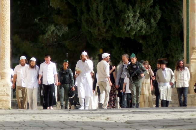 عشرات المستوطنين يقتحمون باحات الأقصى بأول أيام عيد الفصح.. ودعوات لذبح قرابين فيه 