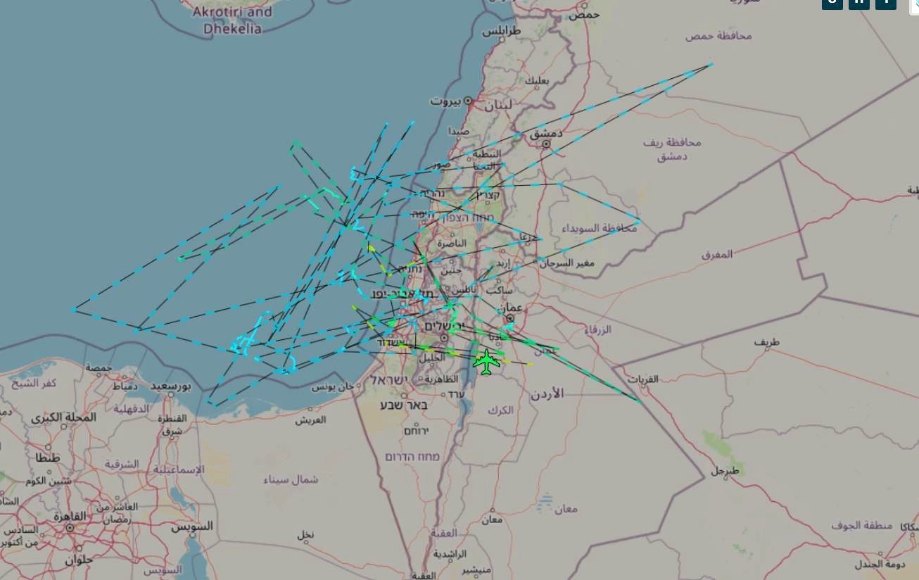 طائرتان عسكريتان إسرائيليتان