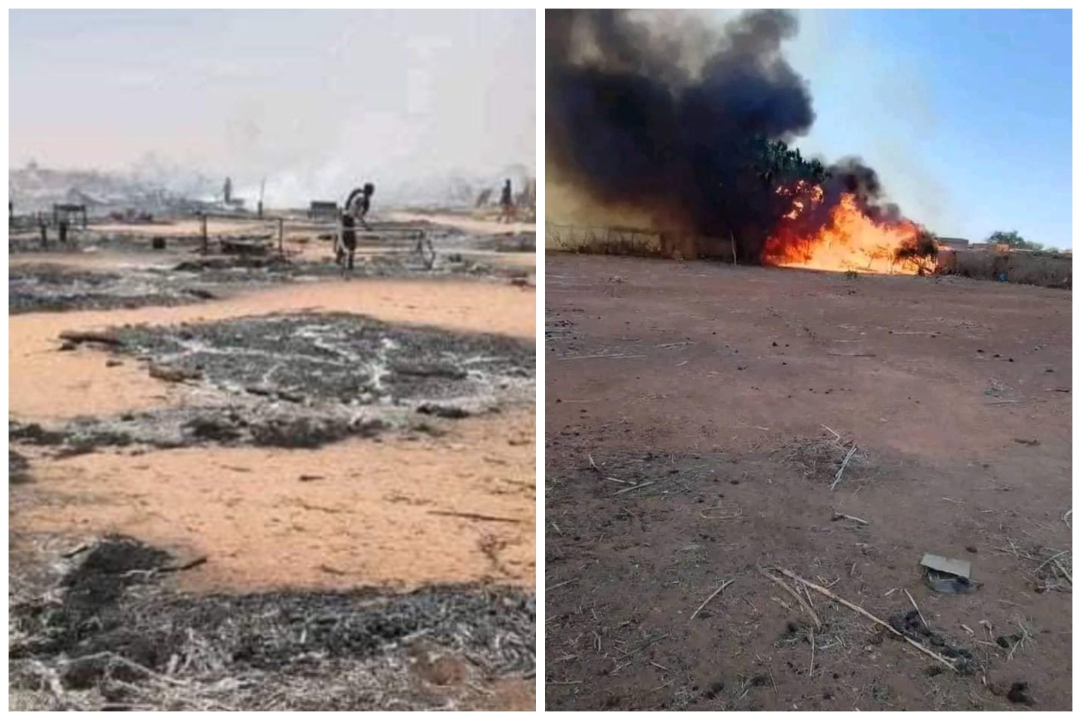 حرائق في قرى بدارفور سيطرت عليها قوات الدعم السريع/ عربي بوست