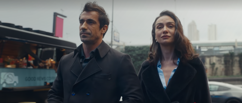 بيرجي أكلاي وإبراهيم تشيليكول من المسلسل| من إعلان المسلسل