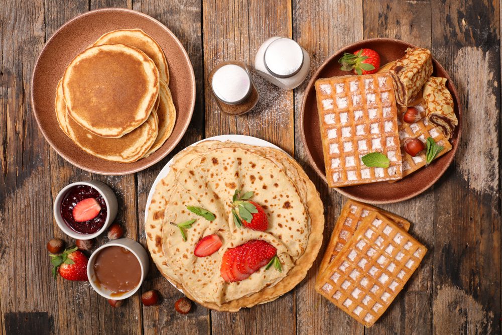 حلويات الكريب والوافل تحتوي على مواد مسرطنة