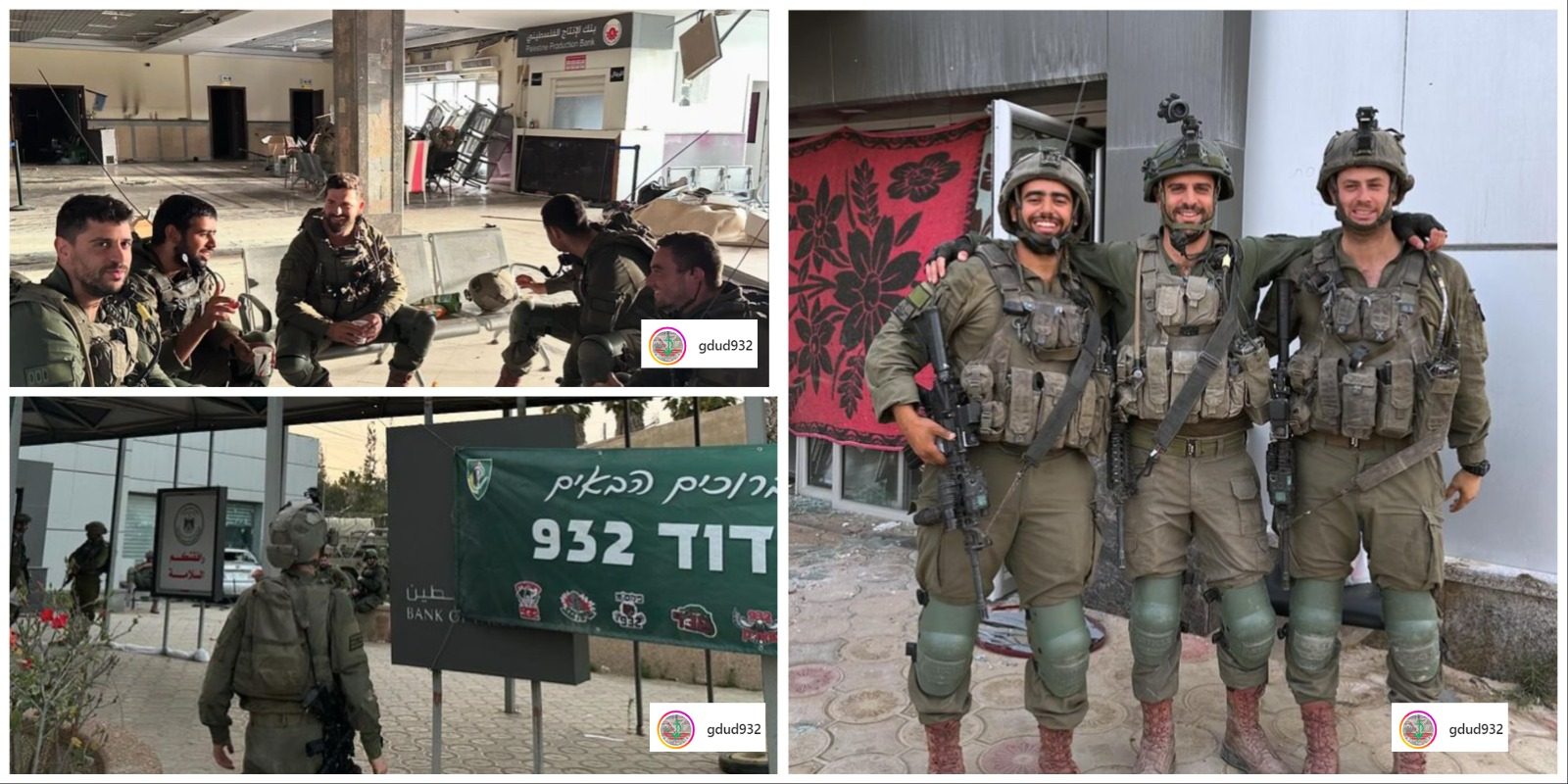 صورة لجنود من قوات ناحال 932 الإسرائيلية في معبر رفح الفلسطيني- عربي بوست