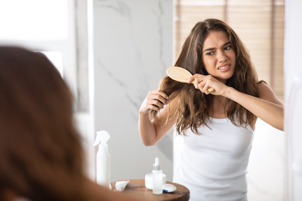 احتراق الشعر بعد السباحة |shutterstock