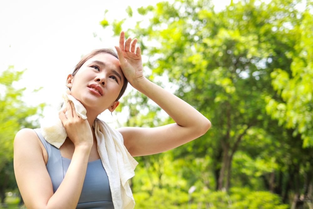 زيادة نسبة التعرق في الصيف| shutterstock