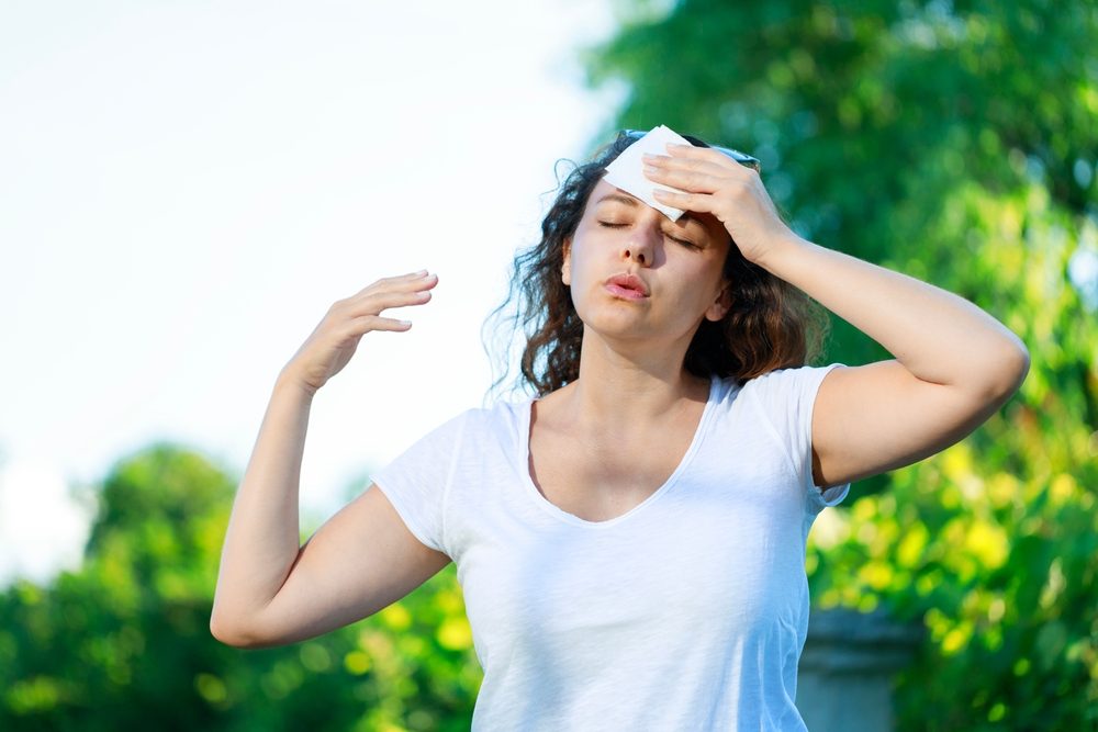 التعرق في فصل الصيف| shutterstock