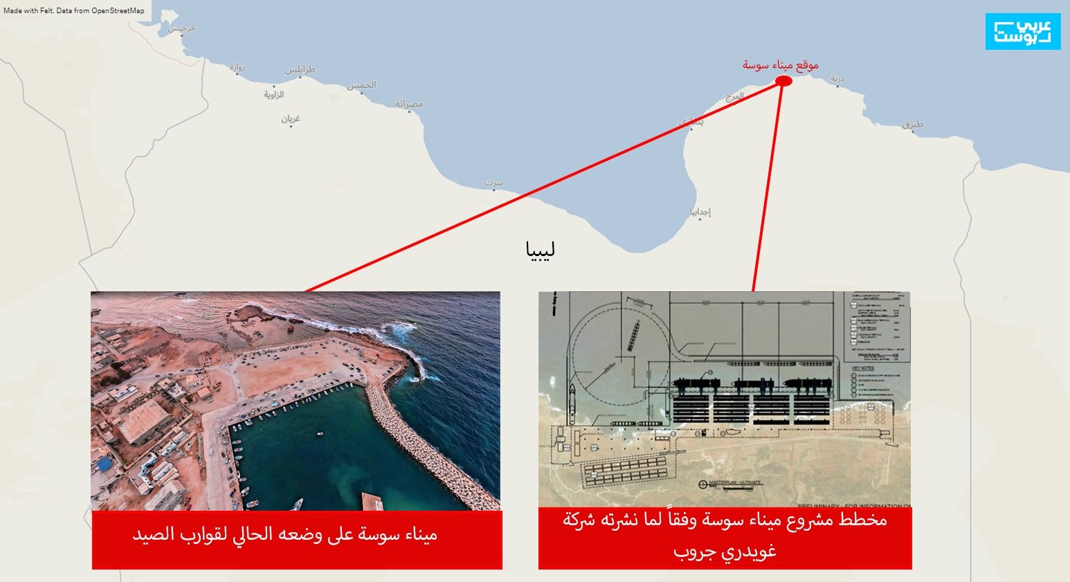 صورة لميناء سوسة- عربي بوست