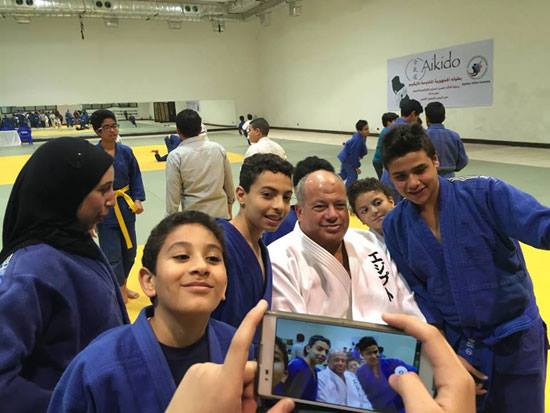 لاعب الجودو المصري محمد رشوان /صفحة اللجنة الفنية بالاتحاد العربي للجودو على فيسبوك