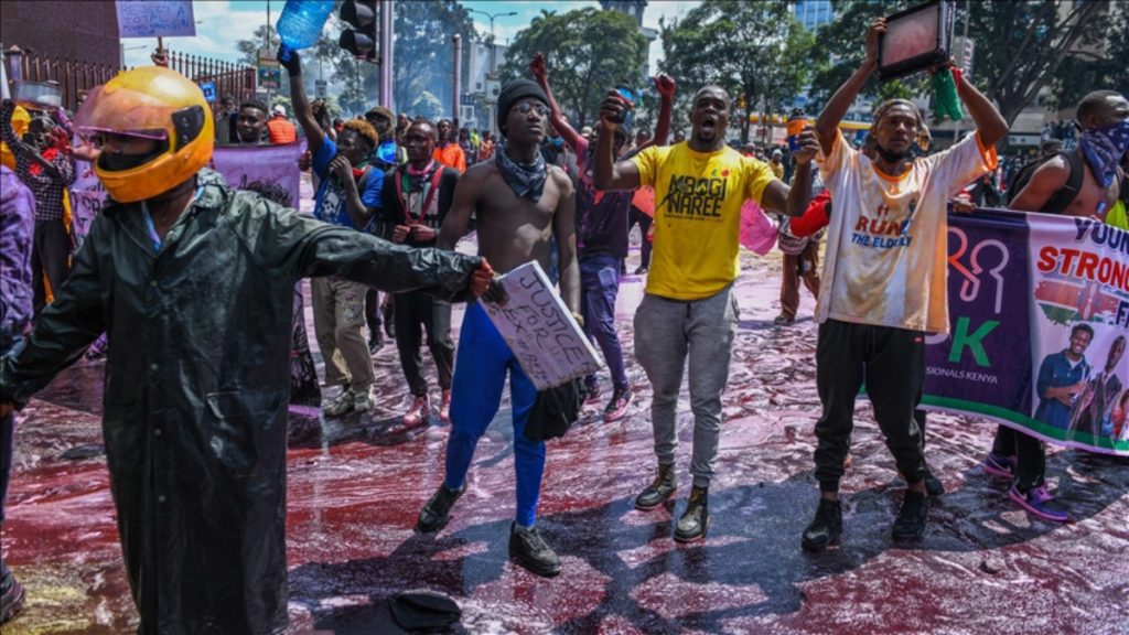 احتجاجات كينيا