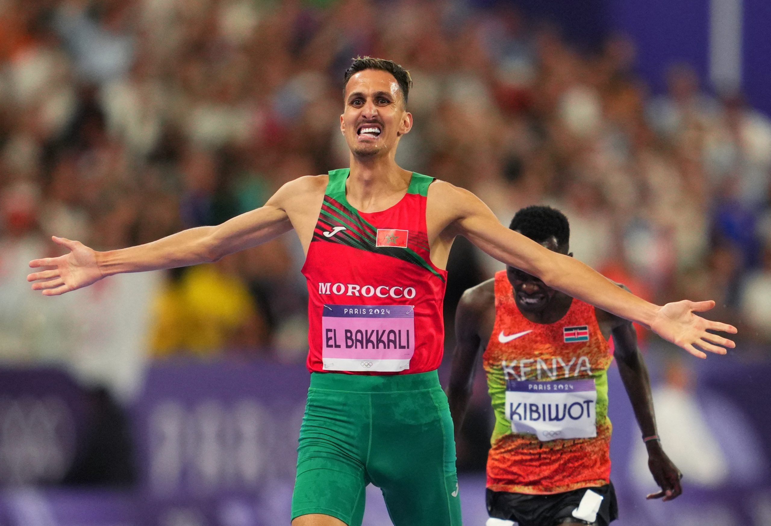 العداء المغربي سفيان البقالي / رويترز