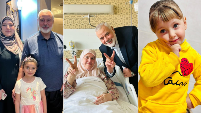 عائلة”أبو العبد”.. هذا ما نعرفه عن زوجة إسماعيل هنية، وأبناءه الـ 13، ونشأته في مخيم الشاطئ