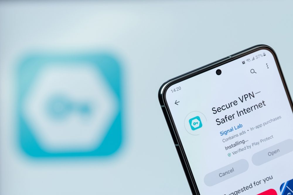 فتح شبكة vpn عبر تطبيق| shutterstock