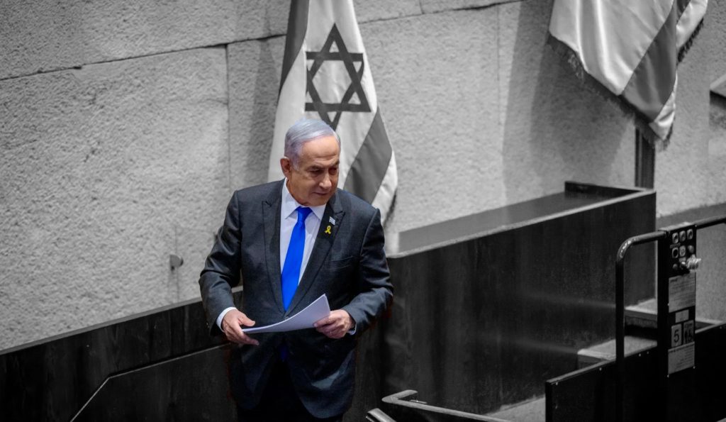 نتنياهو في الكنيست، أرشيفية/ رويترز