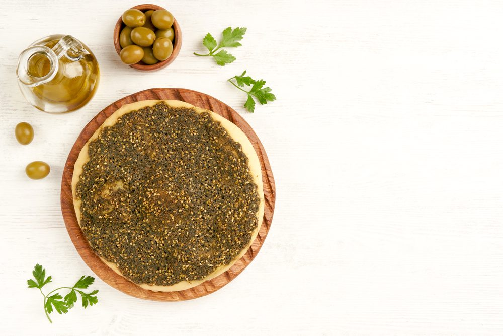 الزعتر: أكلات فلسطينية| shutterstock