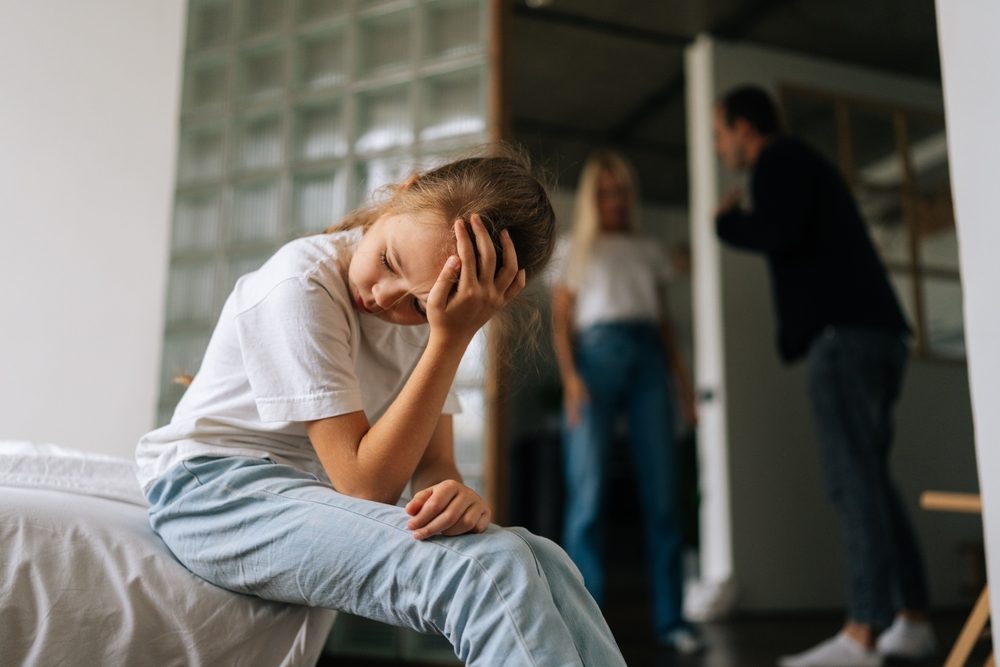 تأثير المشاكل العائلية على الأطفال| shutterstock