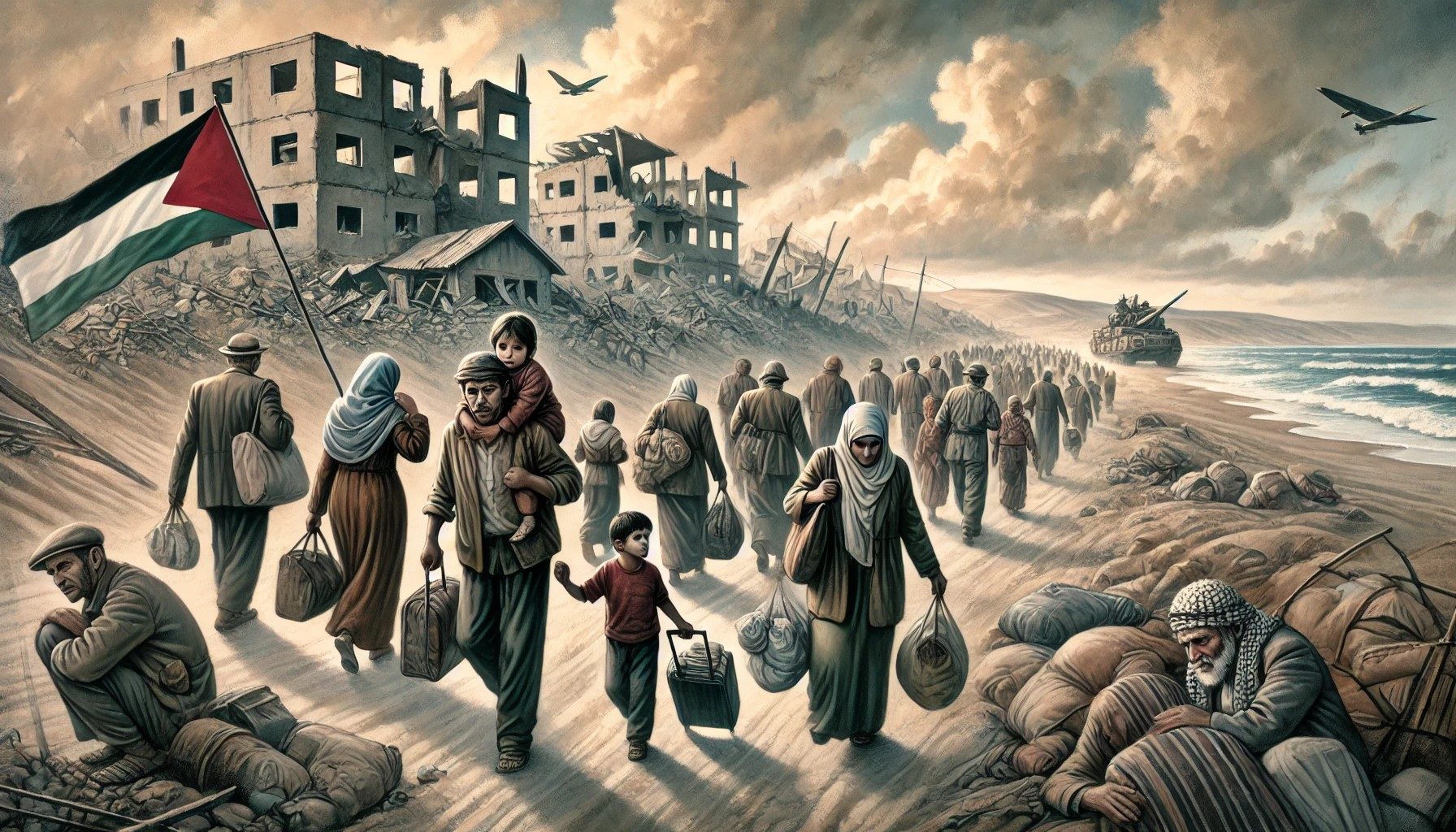 التهجير القسري بالعقلية الصهيونية