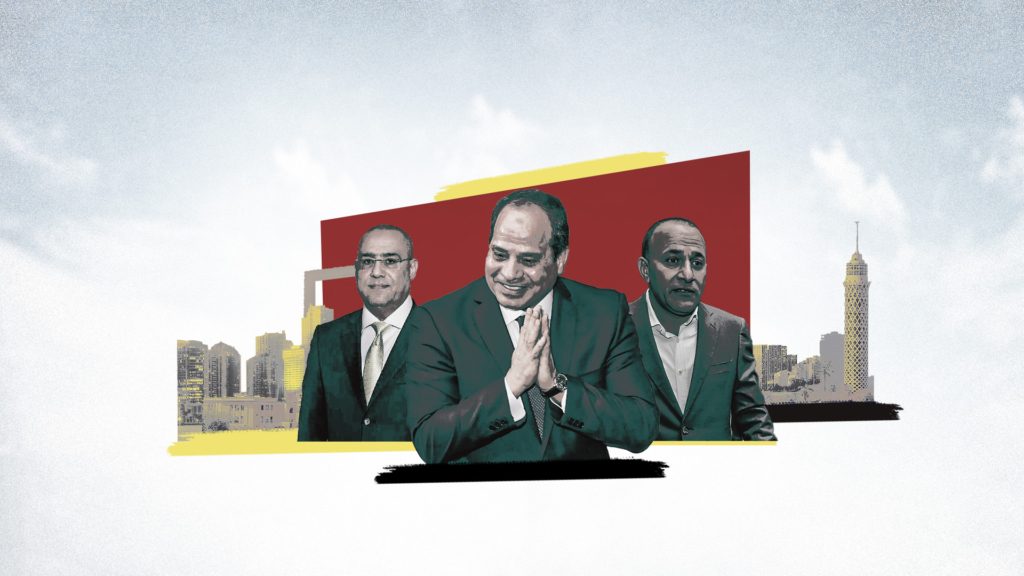 السيسي والعرجاني وعاصم الجزار-عربي بوست