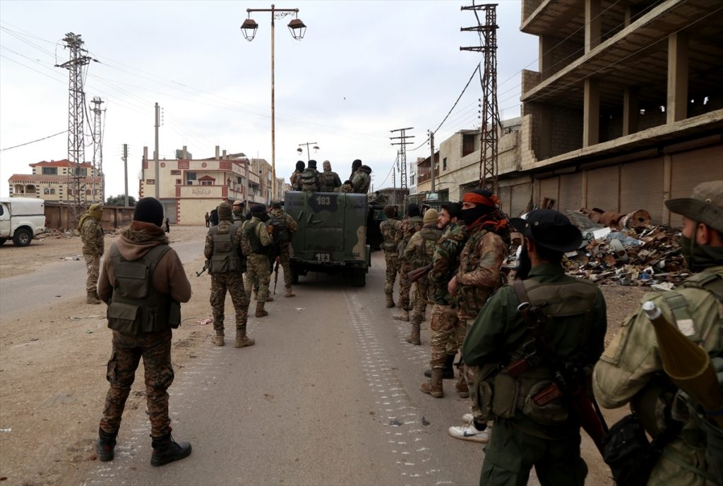 قوات تابعة للسلطة السورية الجديدة - الأناضول