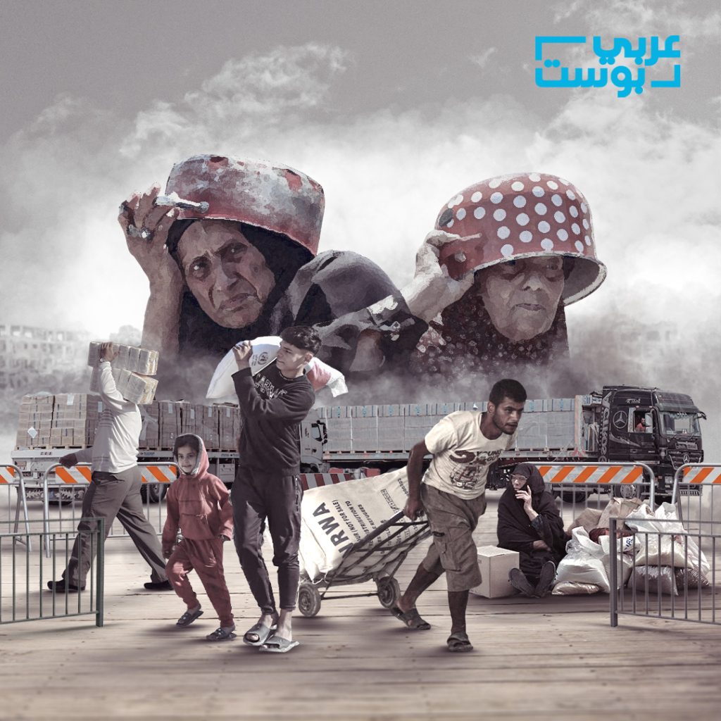 الخطة الأمريكية لتوزيع المساعدات