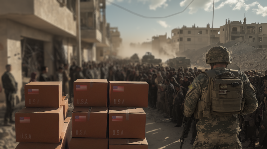 خطة توزيع المساعدات